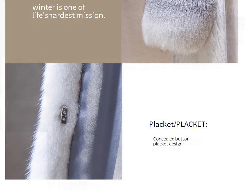 Lange imitatienertsjas met inzetstukken van coutureleer (klokkenmouwen voor compatibiliteit met operahandschoenen, arctische overlevingskap voor woon-werkverkeer in Siberië)_voghion.com