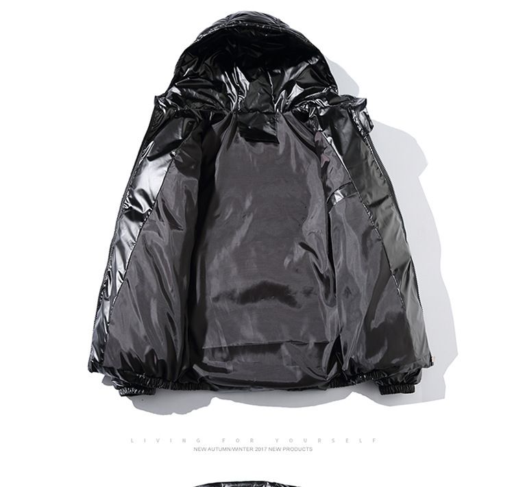 2026 Fashion Wintercoat Men Pure Color Polished Surface Long Sleeve Loose Thick Warm Cotton-Padded Jacket M-5XL_voghion.com