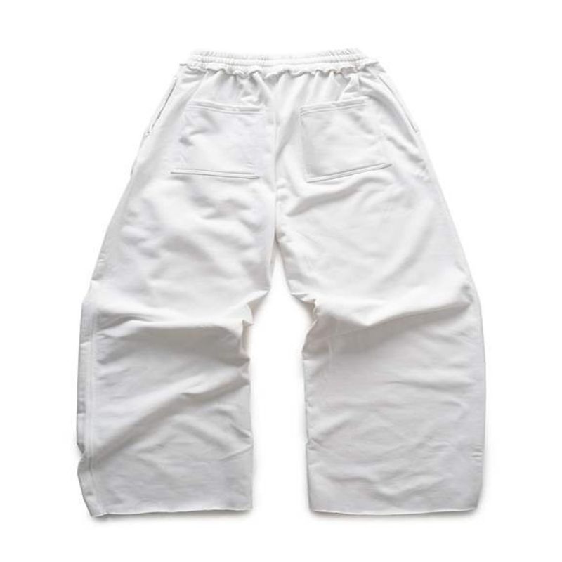 Pantaloni della tuta alla moda da donna/uomo 2026, con elastico in vita, stampa con lacci, larghi e gamba larga_voghion.com