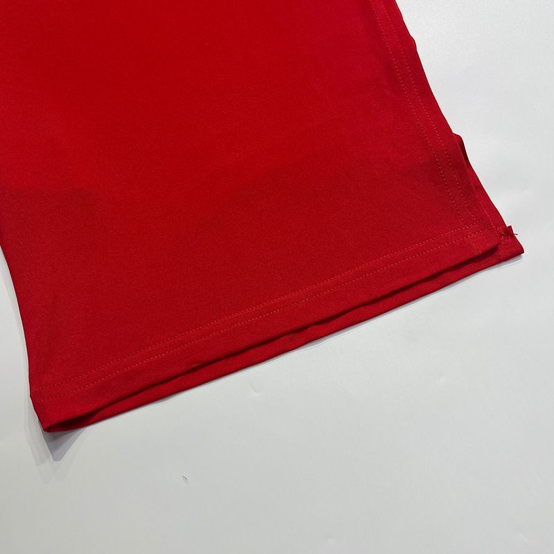 2024. gada vasaras personalizēts apģērbs Slim Fit kleita ar dalītām plecu lencītēm Street Trend U veida kakla dizaina tops_voghion.com