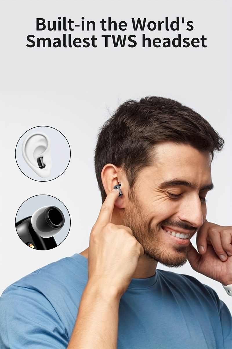 Zestaw słuchawkowy X8s Zegarek 2 w 1, powiadomienia o wiadomościach, połączenia Bluetooth, sportowy smartwatch, robienie zdjęć_voghion.com