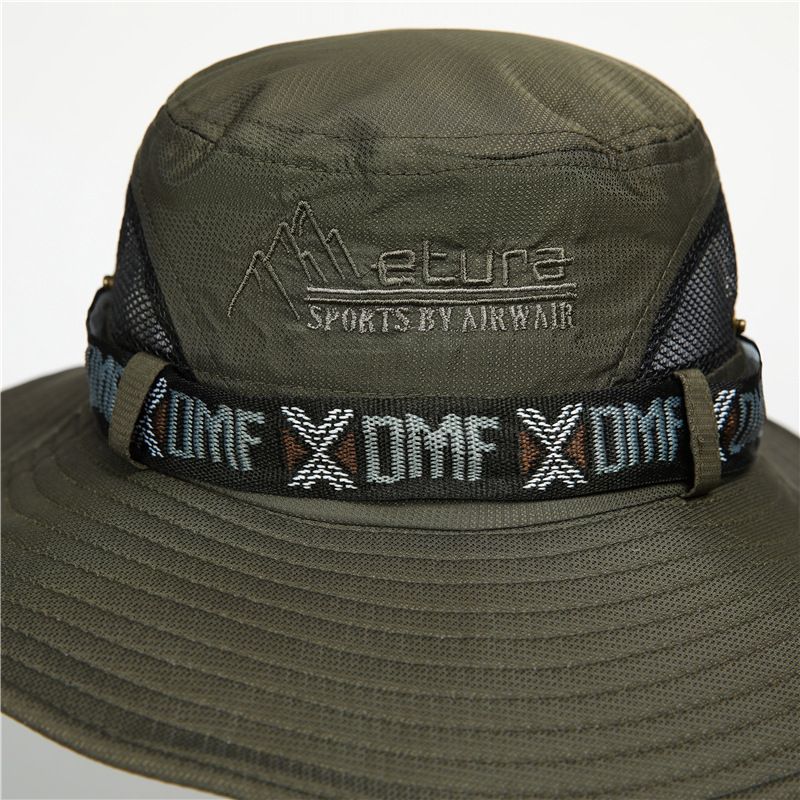 Hat outdoor fishing, fisherman men large brimmed summer hat for young people foldable to block face from the sun_voghion.com