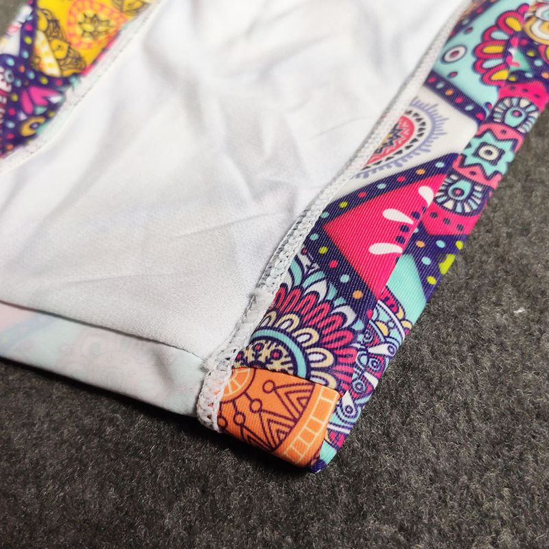 UXH Modische, schnelltrocknende Badehose mit europäischem Ethno-Print, große Größe, trendige Herren-Boxershorts_voghion.com
