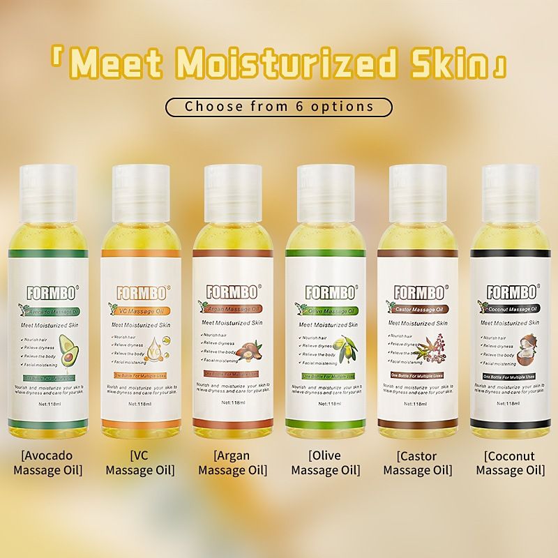 Huile essentielle de massage corporel FORMBO, un produit populaire, nourrit, raffermit et apaise la peau_voghion.com
