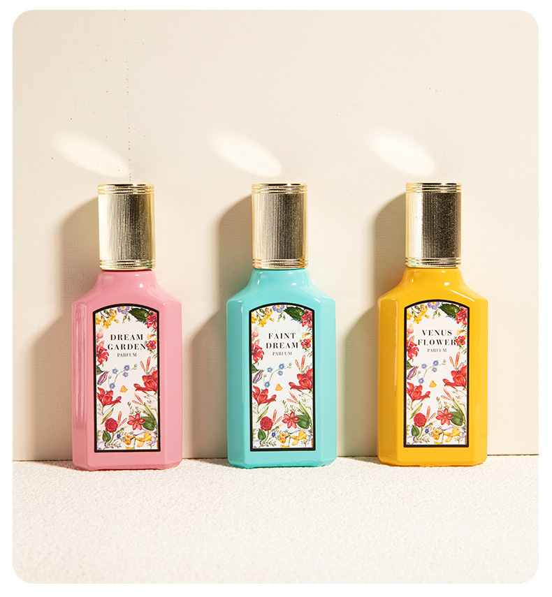 Ensemble de parfum pour femmes Quezihua de haute qualité ensemble de parfum de jasmin trois pièces_voghion.com