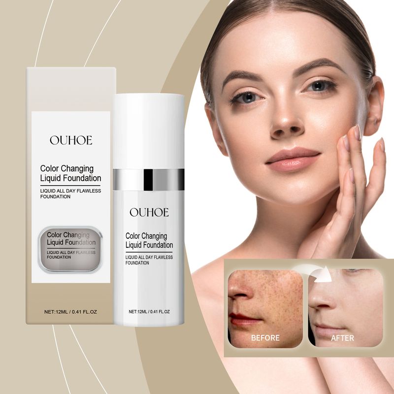 warm Brightens, Convenient Natural, Concealer, Light Thin, The Skin Color Is Clean, Transparent And Moist Liquid_voghion.com