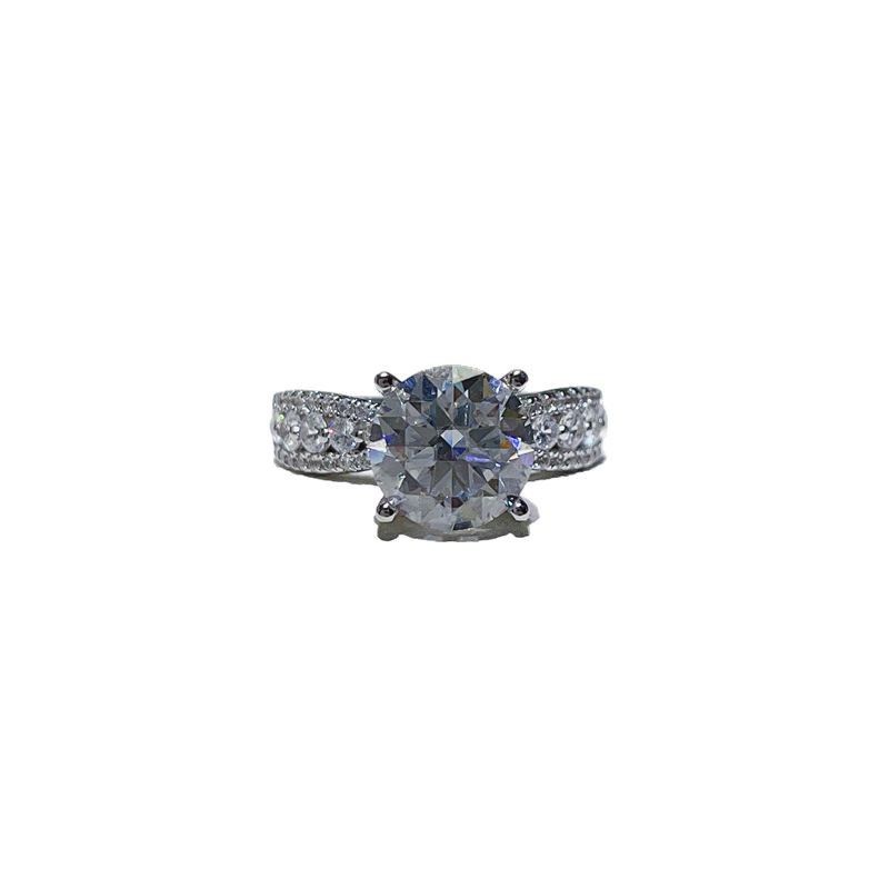 Weiß Moissanite 3 Karat Für Frauen D Ring Farbe Pass Test Diamant Stift_voghion.com