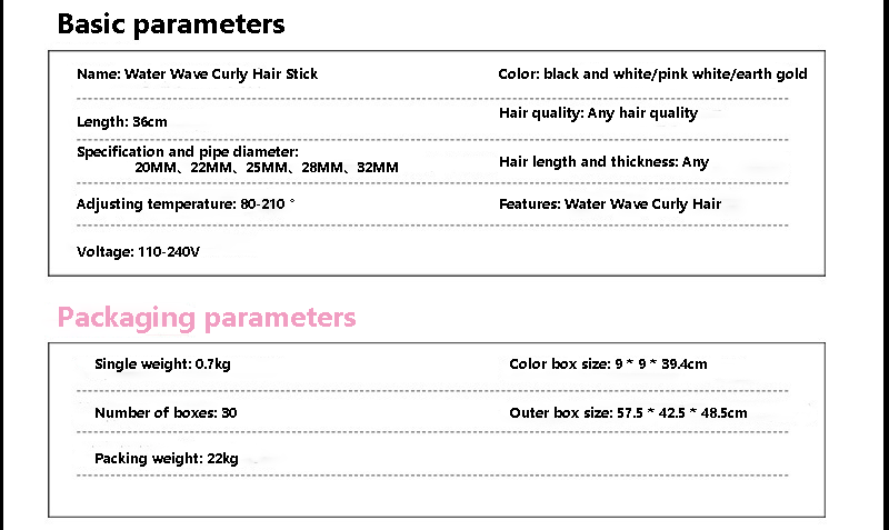Water wave hair locktång Egg Roll Stick Three-Tube Curly Small And Large Volym 3 Barrel Hair Curler_voghion.com
