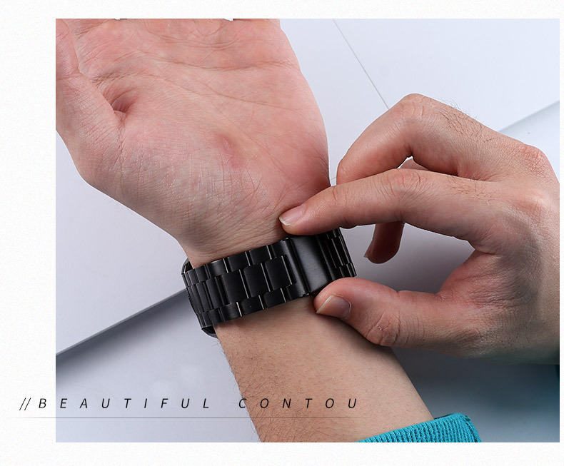 Piemērots jaunajai pilna izmēra nerūsējošā tērauda siksniņai no iwatch Series Ultra ar augstas kvalitātes metāla piederumiem vairākās krāsās_voghion.com