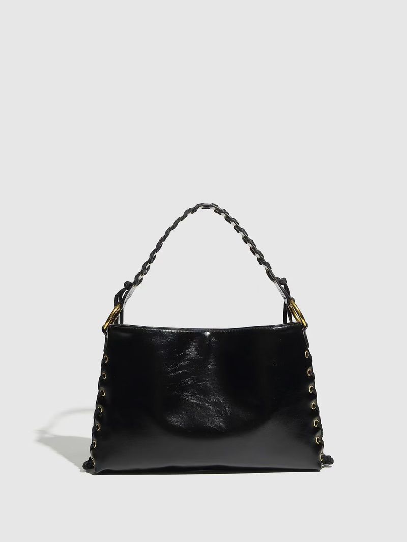 Borsa a tracolla casual alla moda di grande capacità con fibbia in metallo, nuova primavera 2025 per donna spagnola_voghion.com