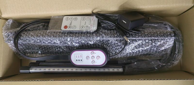 LED Reverse Folding Bracket Plant Full Spectrum Timing Plant Growth Lamp Aquarium Fish Tank Landscaping Seedling Fill Light_voghion.com