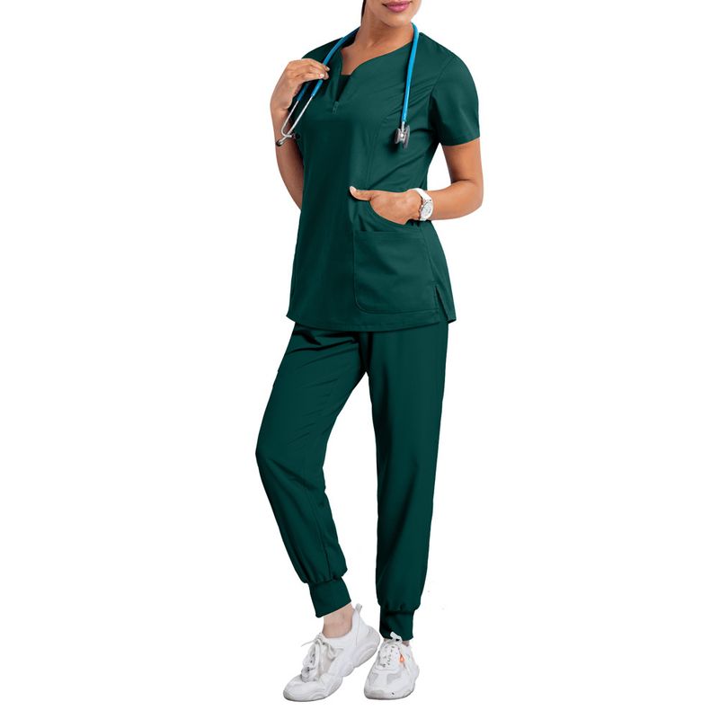 Tandarts Chirurgische Jurk Vrouwelijke Split Was Kleding Pak Verpleegkundige Werkkleding Elastisch Snel Drogend Ziekenhuis Verpleegkundige Uniform Dun_voghion.com