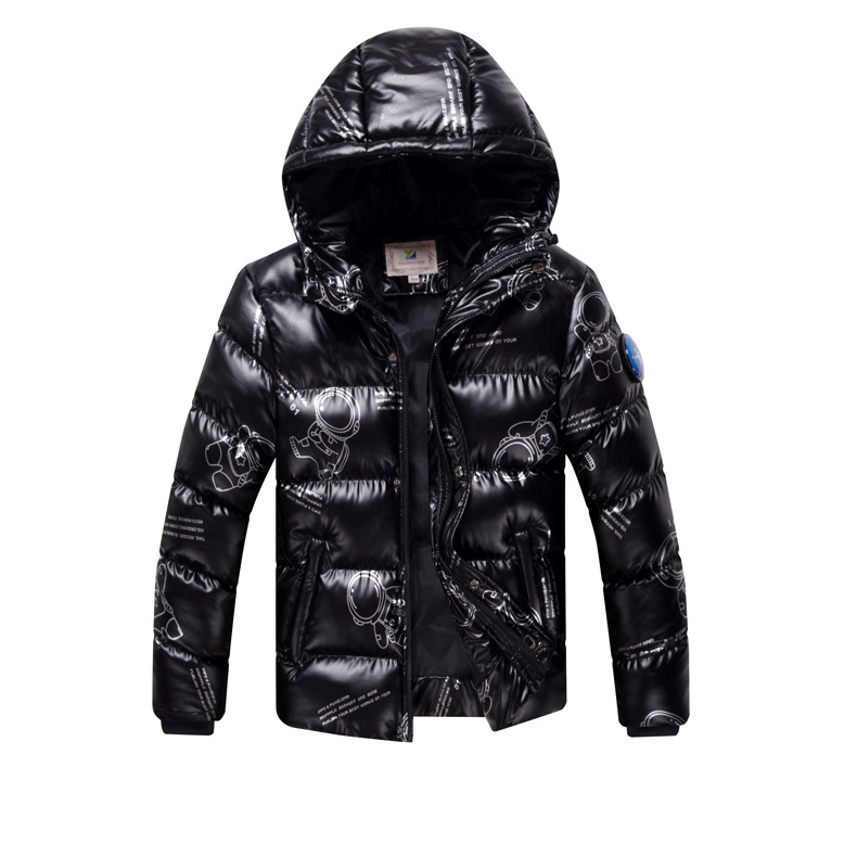 barneklær Cuhk barnedun polstret polstret jakke for barn fritidsjakke med hette polstret_voghion.com