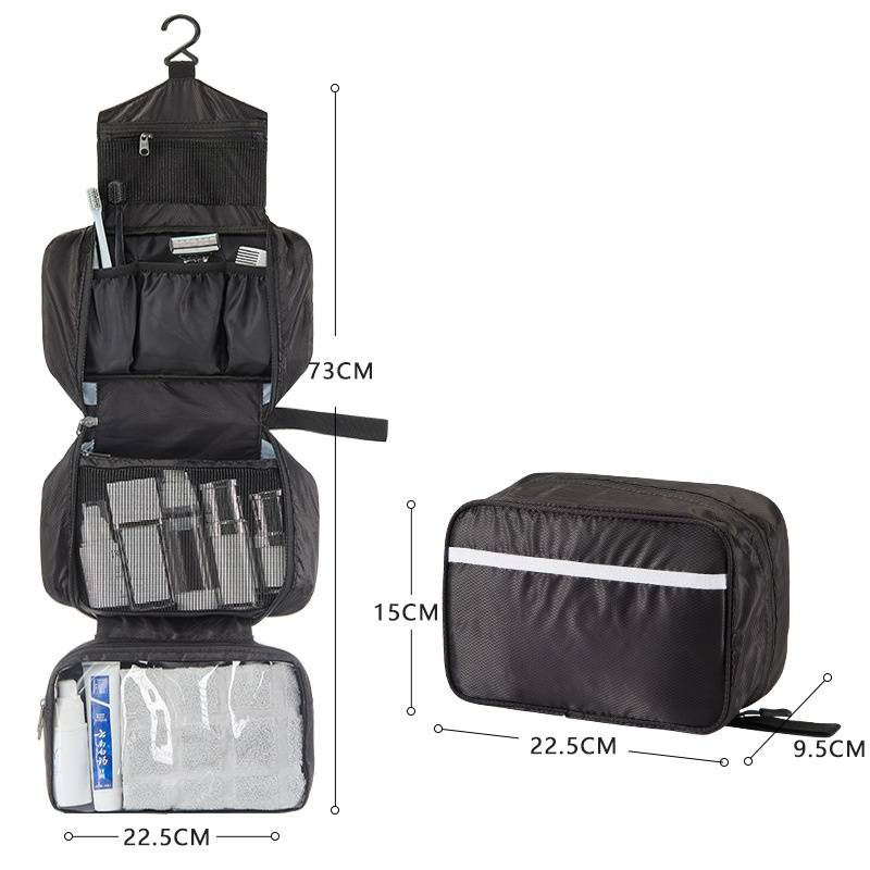 Waterproof Travel Hook Toiletry Bag Foldable Portable Multifunctional Cosmetics Storage Bag_voghion.com