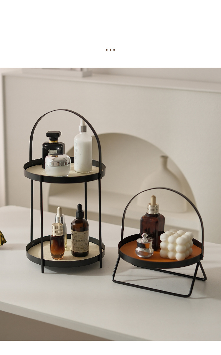 Ostern Tag Familie Organizer Desktop Multifunktionale Lagerung Regal Tisch Display Tasse Parfüm Licht Luxus Schminktisch Kosmetik Lagerung_voghion.com