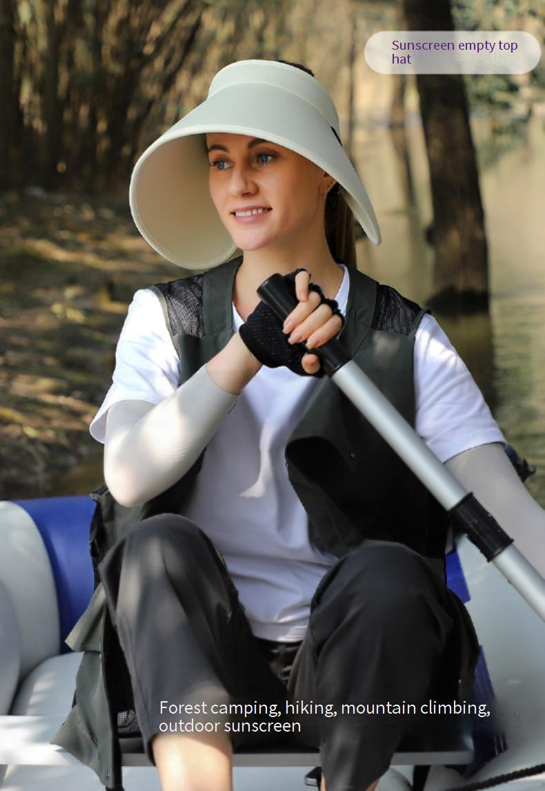 Women's Wide Brim Sun Hat With Cooling Fabric - Foldable & UPF50+ For Outdoor & Travel_voghion.com