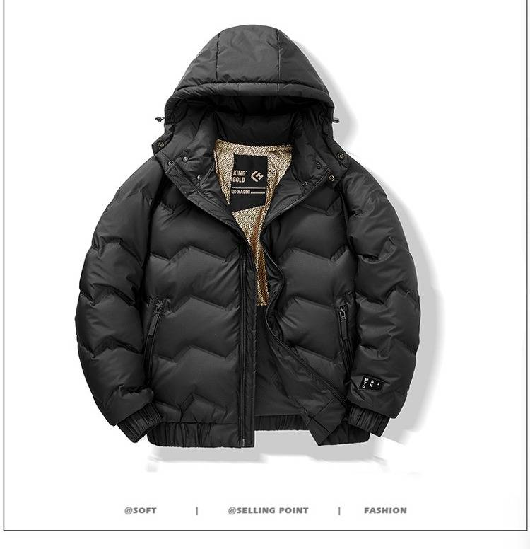 Piumino leggero da uomo – Elegante cappotto con cappuccio per l'inverno e l'autunno in città (nero/beige/grigio-verde, taglie dalla M alla 4XL)_voghion.com