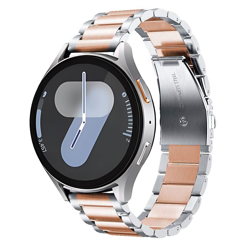 Metallarmband för Samsung Galaxy Watch 7 5 4 40mm 44mm rostfritt stålband för Samsung Watch 6 43mm 47mm företagsarmband Correa_voghion.com