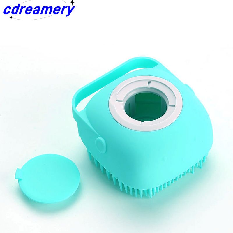 1pcs Bathroom Puppy Big Dog Cat Bath Massage Gloves Brush Soft Safety Silicone Pet Accessories For Dogs Cats Tools Mascotas Products_voghion.com