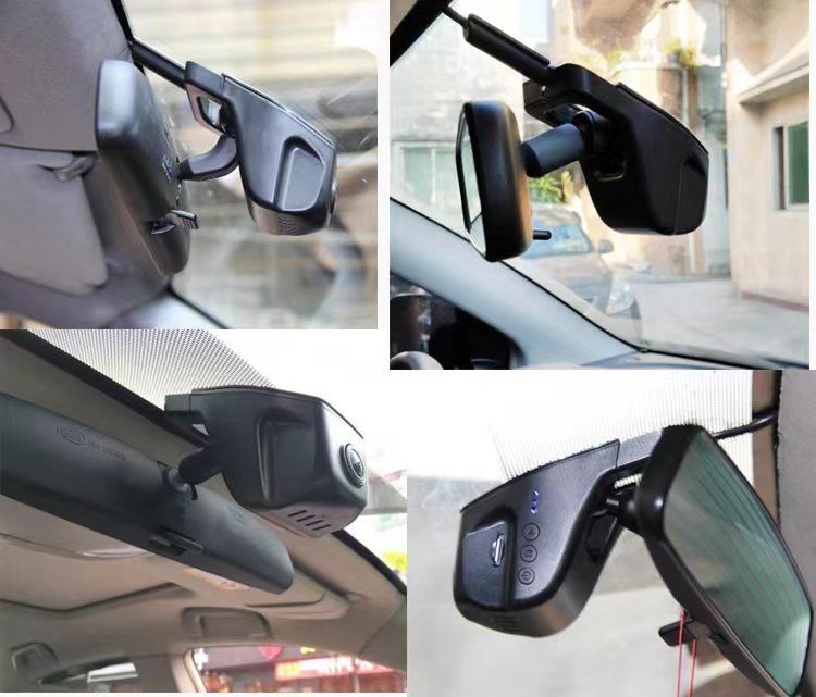 Hidden Driving Recorder Hd Night Vision 1080Pwifi Handy Interconnection Parking Monitoring Auto Dvr_voghion.com