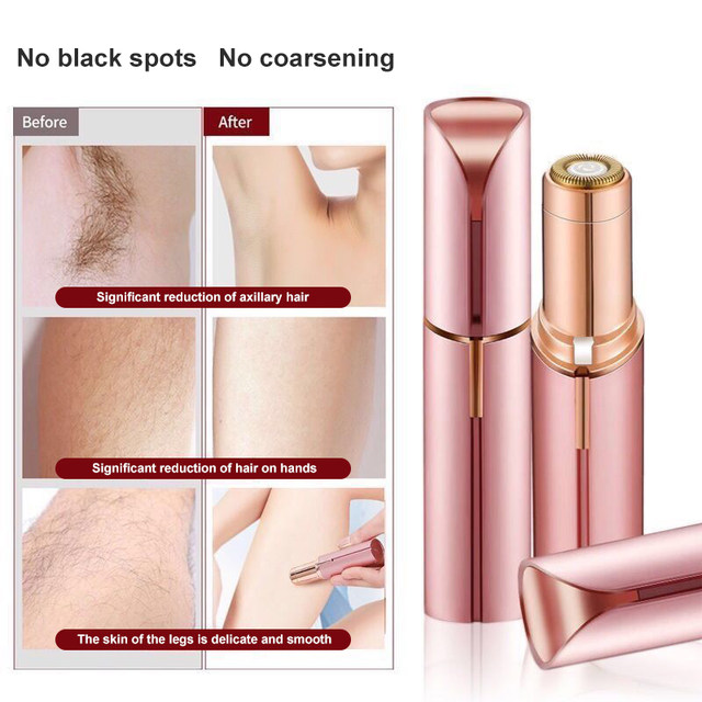 Epilierer Gesichtshaarentfernung Schmerzloser Gesichtsrasierer Elektrischer Trimmer Haarentferner Bikini Epilierer Rasiermaschine für Frauen_voghion.com