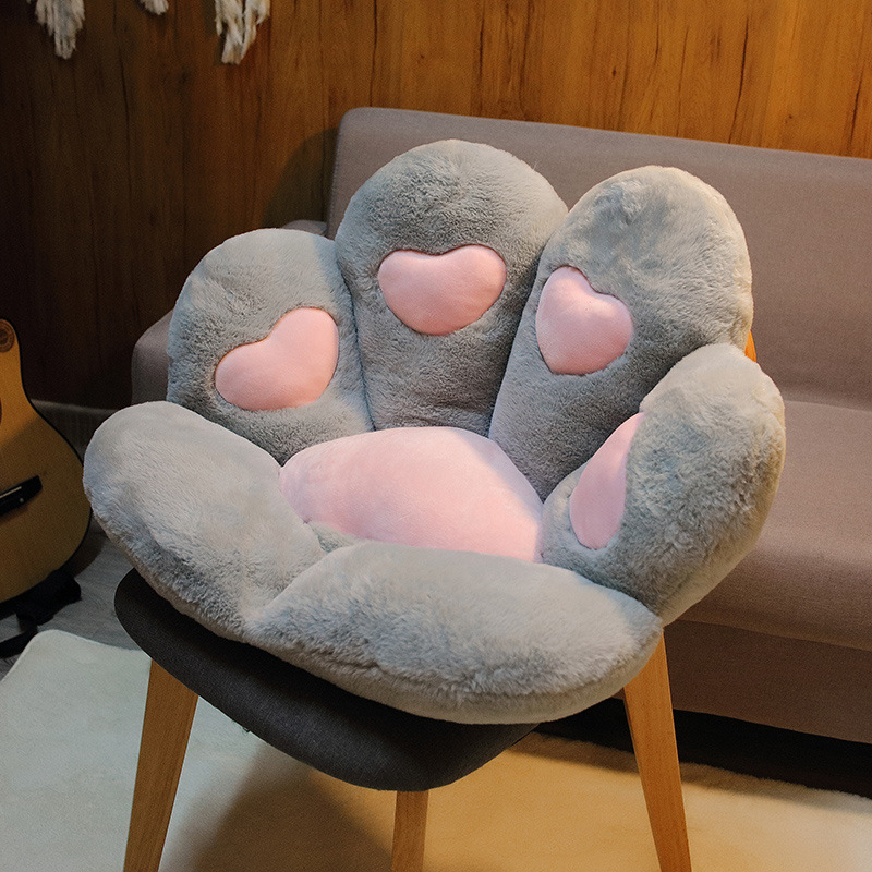 Kreative Bärentatze Kissen Faule Hälfte Umgeben Büro Plüsch Sitzkissen Haushalt Sofa Boden Pfütze Katze Klaue Kissen Charge_voghion.com