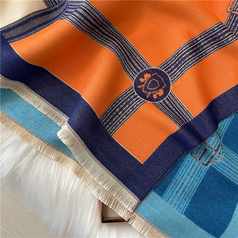 Winter Warm Cashmere Shawl Scarf For Women Design Neckerchief Pashmina Head Scarves_voghion.com