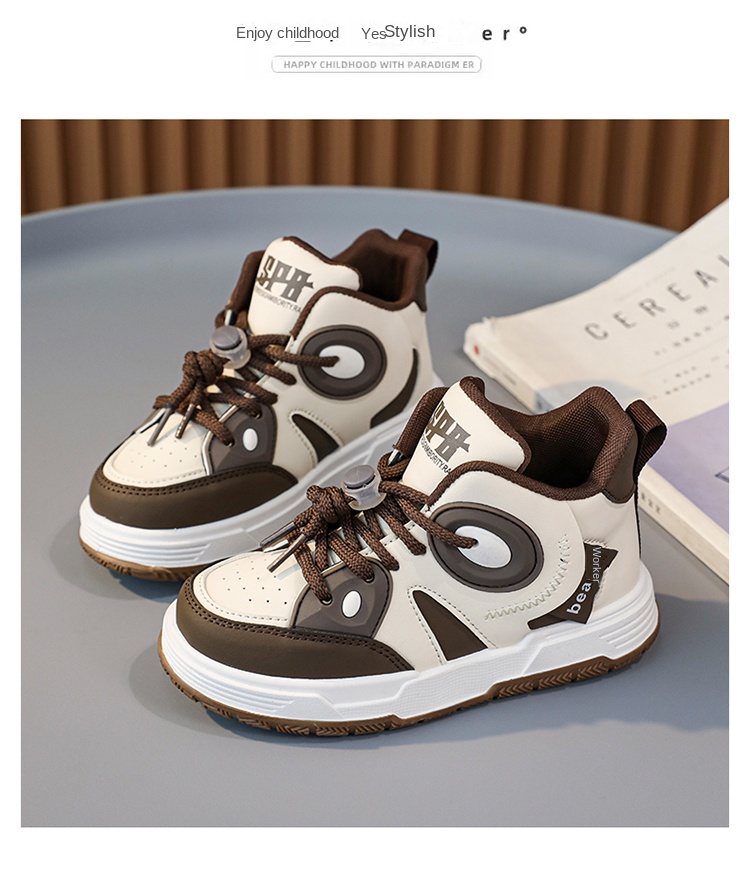 Sneakers alte, Scarpe bianche piccole, Scarpe casual, Scarpe per bambini e bambine, Scarpe alla moda per bambini grandi, Quattro stagioni_voghion.com
