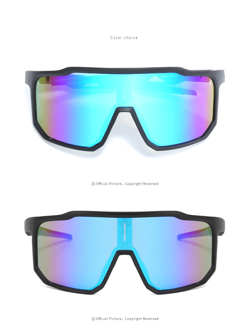 Lunettes coupe-vent unisexes Cycg pour l'extérieur, grand cadre, cycg, ski, alpinisme, route, vélo de montagne, lunettes de sport pour femmes_voghion.com