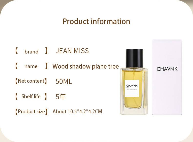 New Women's Perfume, Wood Shadow Sycamore, Lasting Light Scent_voghion.com