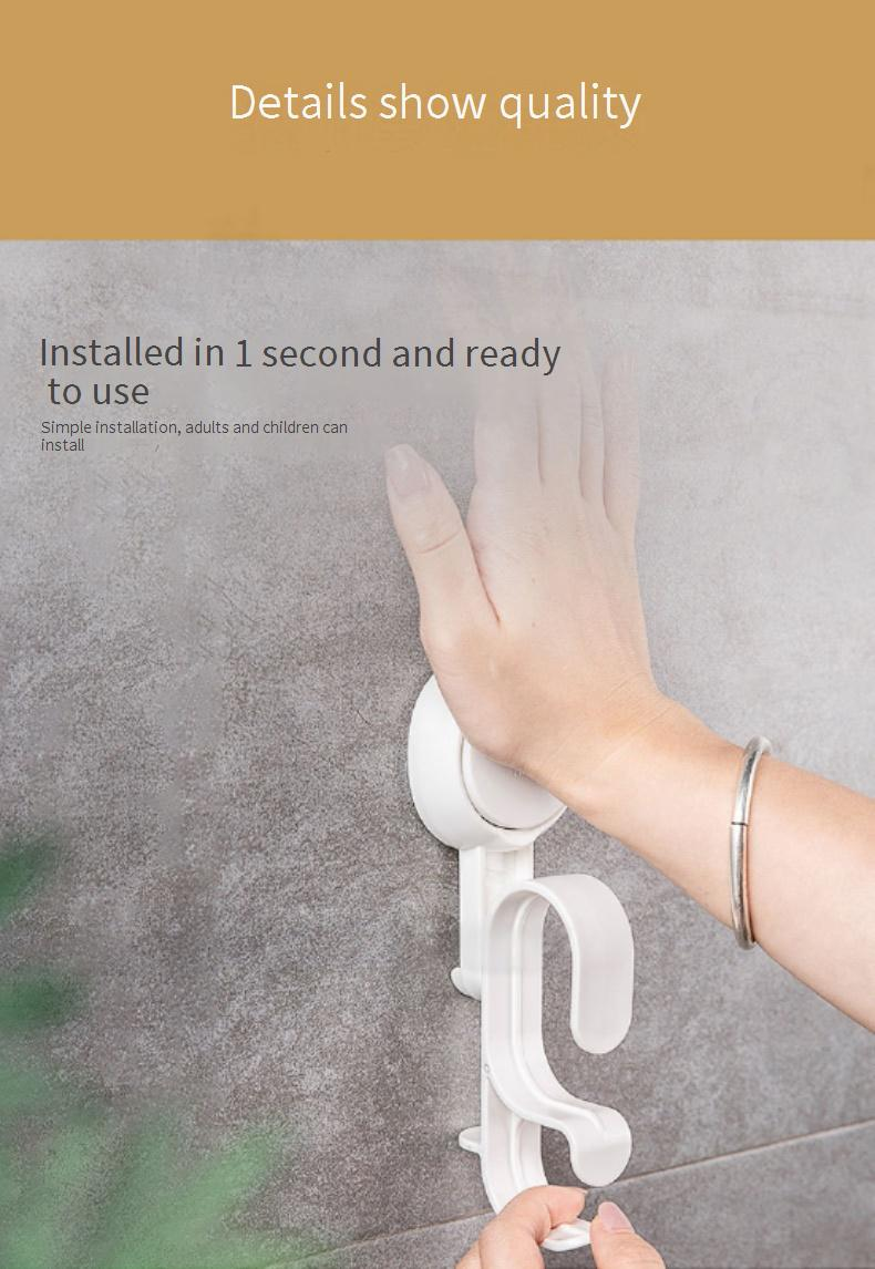Waschbeckenhalter fürs Badezimmer – Saugnapf-Wandhalterung ohne Bohren (faltbar und verstellbar, passend für Eimer und Schüsseln für Babybadewannen – starker Klebstoff)_voghion.com