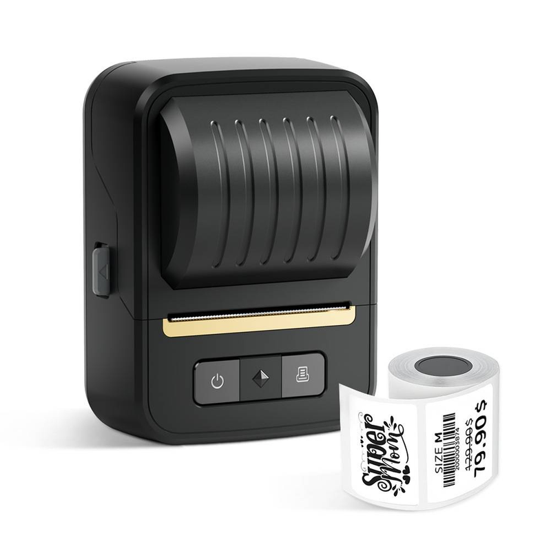 N20 Commercial Bluetooth Thermal Label Printer For Mobile & PC - Portable, Wireless, Compact Design For Small Businesses & Home Use_voghion.com