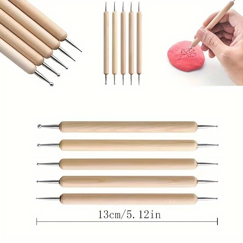 Cross-border E-commerce Pottery Tools 36 Sets Of Polymer Clay Carving Knife Wood Knife Point Drill Indentation Pen Clay Tools_voghion.com
