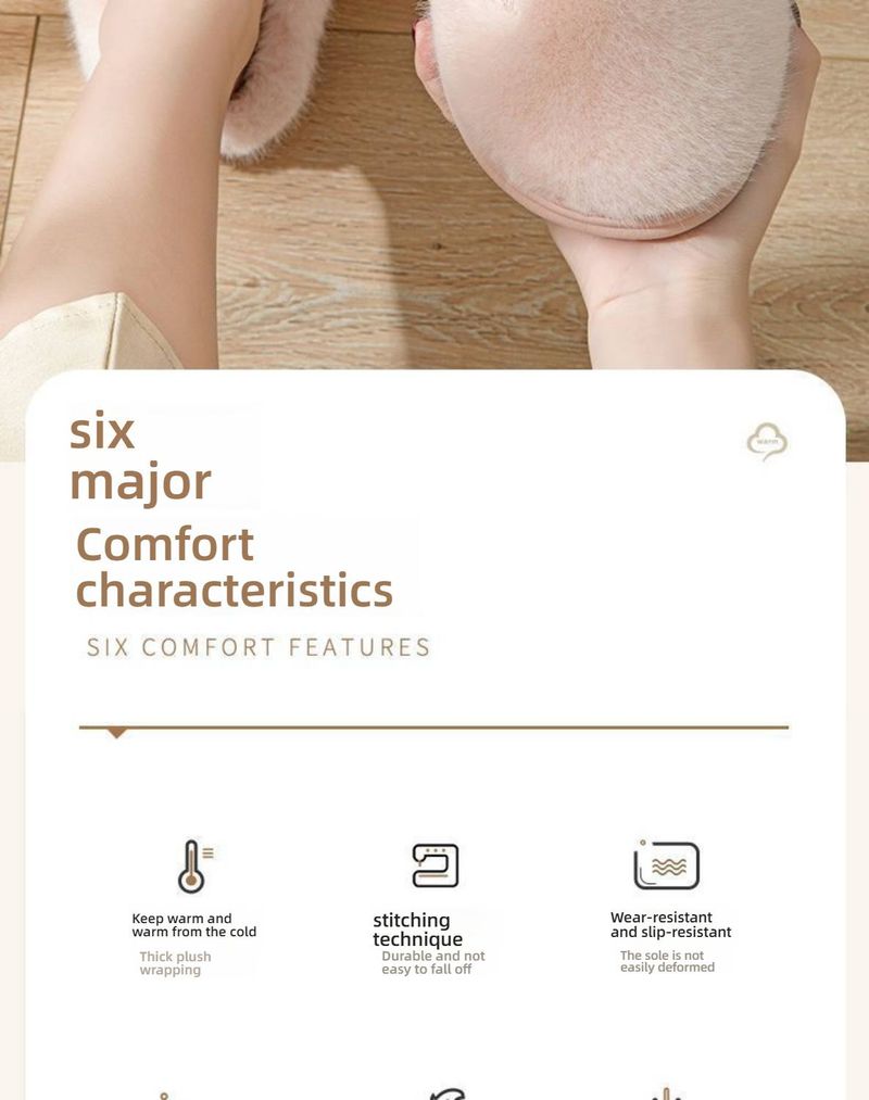 Soft Fleece-Lined House Slippers For Women & Men – Cozy Indoor Winter Shoes With Non-Slip Latex Sole (Unisex, Machine Washable)_voghion.com