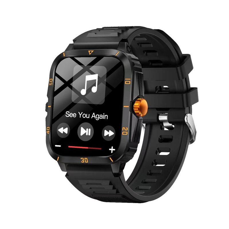 Akıllı Saat Dış Mekan Su Geçirmez Bluetooth Arama Bilekliği Kan Basıncı Kalp Atış Hızı Uyku İzleme Çok Fonksiyonlu_voghion.com