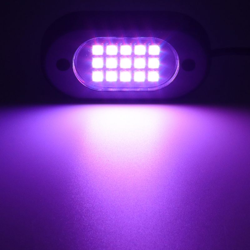 Multicolor Rock Lights Underglow For Trucks 4/6/8/10/12 Pods App Control 12V Off-Road Light Kit Jeep UTV SUV ATV RZR_voghion.com