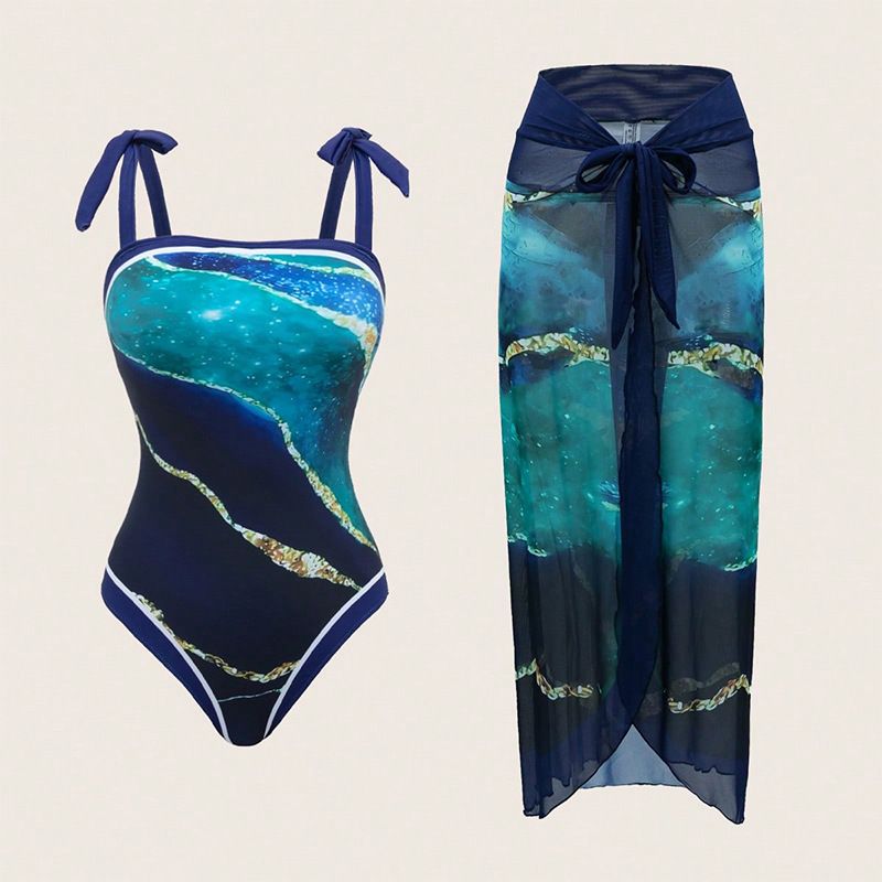 Konservatives Bikini-Set mit Schnürung für Damen – Hochwertiger zweiteiliger Badeanzug für Strand und Pool_voghion.com