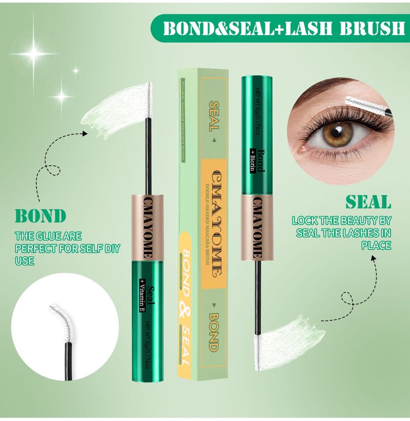 Beauty & Health False Eyelash Glue Double Head DIY Segmented False Eyelash Glue Self Grafting Quick Drying Eyelash Glue_voghion.com
