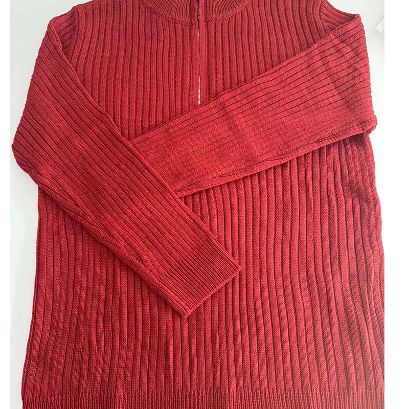 Maglione invernale da uomo in maglia, caldo, a coste, collo alto, casual, vestibilità slim, a maniche lunghe_voghion.com