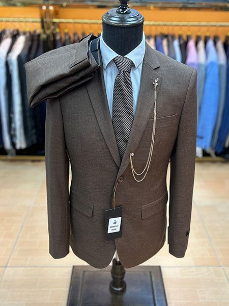 Herrenbekleidung High-End-Herrenanzug Einreihig Slim Fit Professionelle formelle Hochzeit Bräutigam Trauzeuge Anzug Kleid Ready To Go_voghion.com