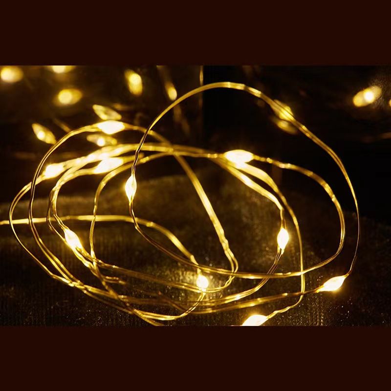 LED Fairy Lights - 30 LED Copper Wire String Lights For Wedding, Christmas, Gift Box Decoration (Warm White/Colorful,_voghion.com