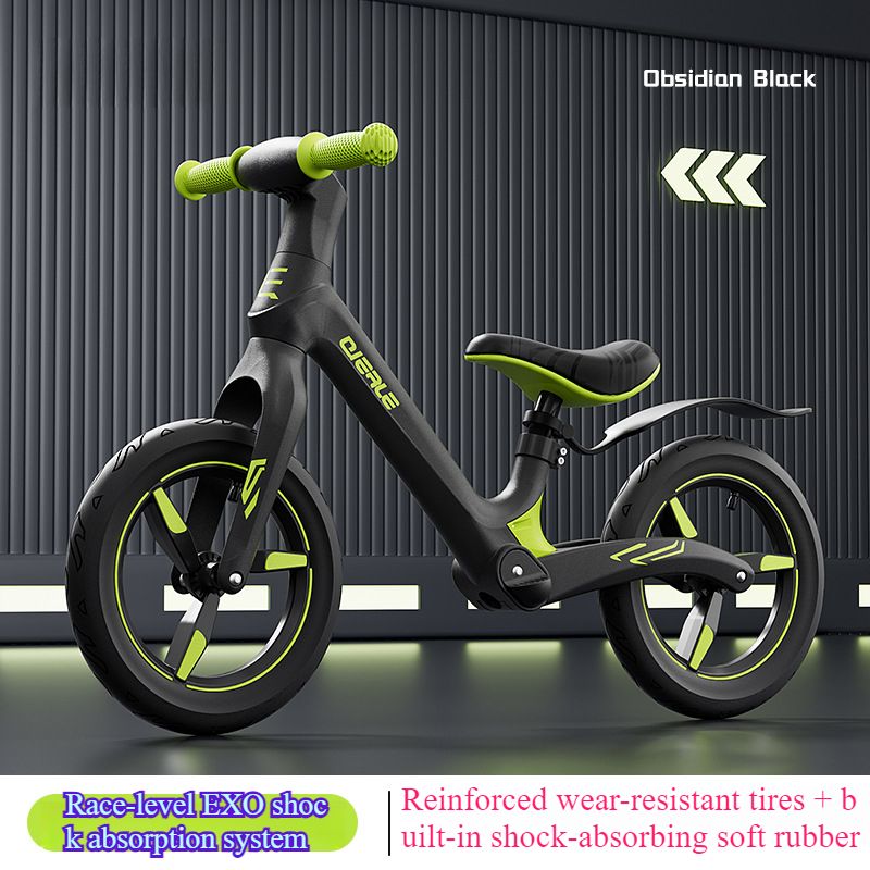 Kanner-Gläichgewiichtsvelo Pedalfräie Vëlo 2-an-1 Rutsch-Scooter 1-3-62 Joer aalt Kand Puppelchen Spillauto_voghion.com