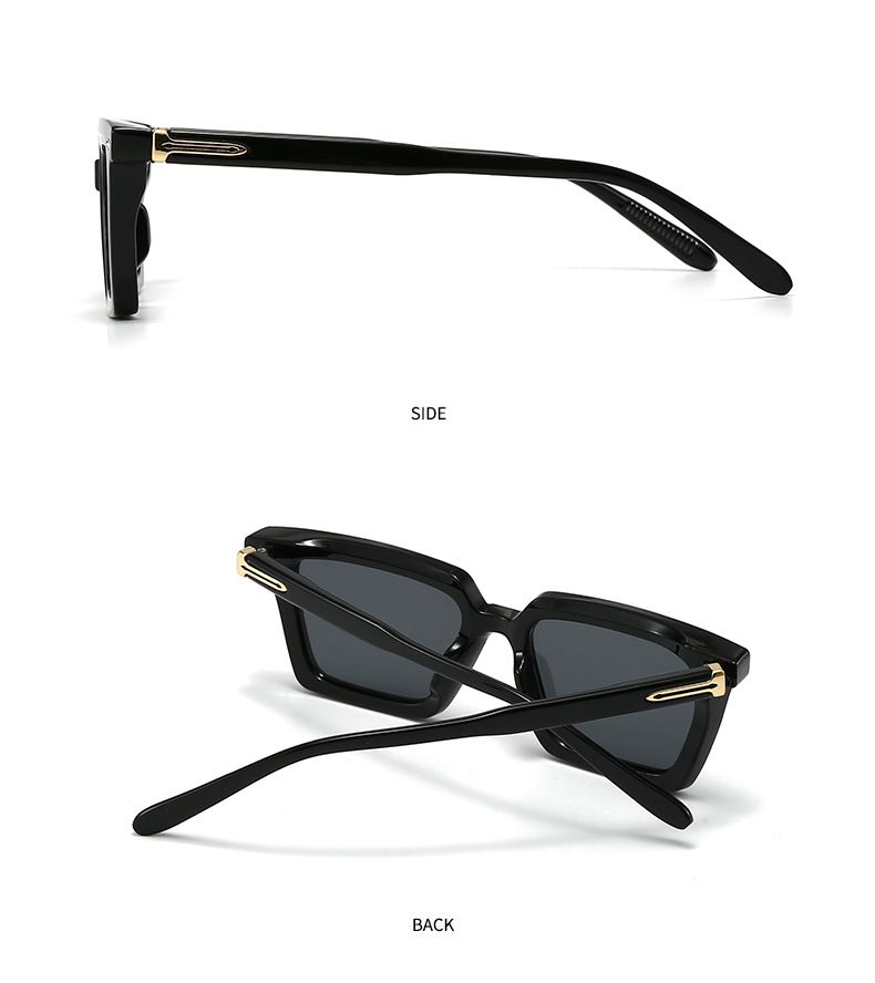 Euroopan ja Amerikan rajat ylittävä trendi Street Shooting Retro Square Rice Staring Art Aurinkolasit Modern Charm INS Aurinkolasit 6093_voghion.com