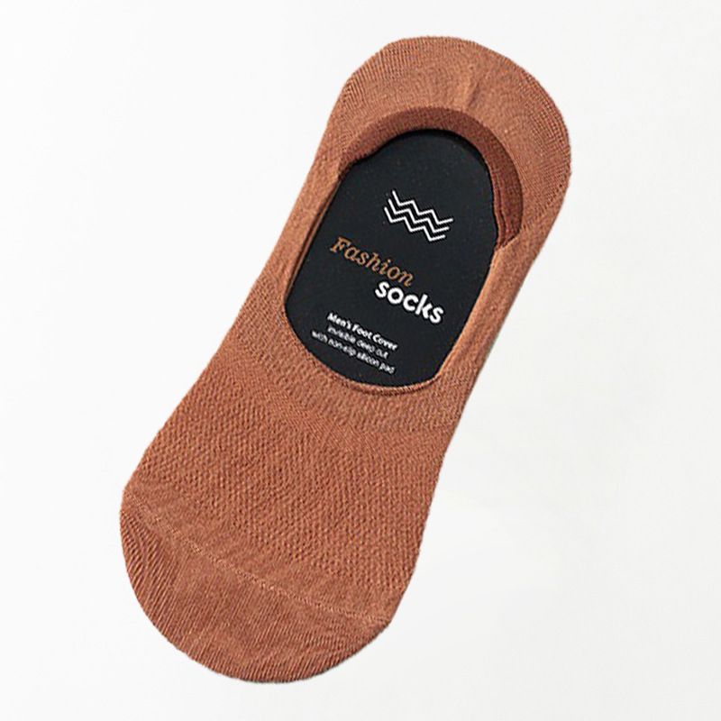 Calzini corti da uomo 2025e Boat Invisible, primavera ed estate, sottili, antiscivolo, a taglio basso, anti-sudore, anti-odore, antiscivolo_voghion.com