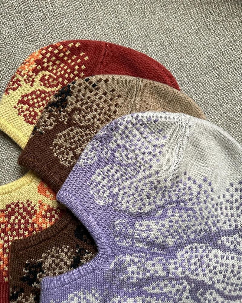 Gorros de punto para hombre, gorros coloridos para el frío, mascarillas, pasamontañas, gorros de lana resistentes al viento y cálidos para hombre y mujer._voghion.com