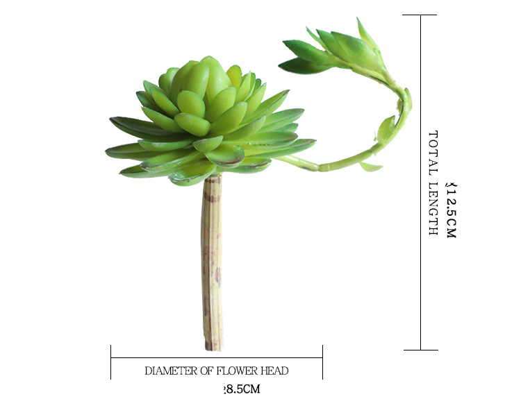 Pianta succulenta con fiori ninfea fiore artificiale produttore decorazione per la casa fiore da matrimonio pianta da parete fiore artificiale MW17693_voghion.com