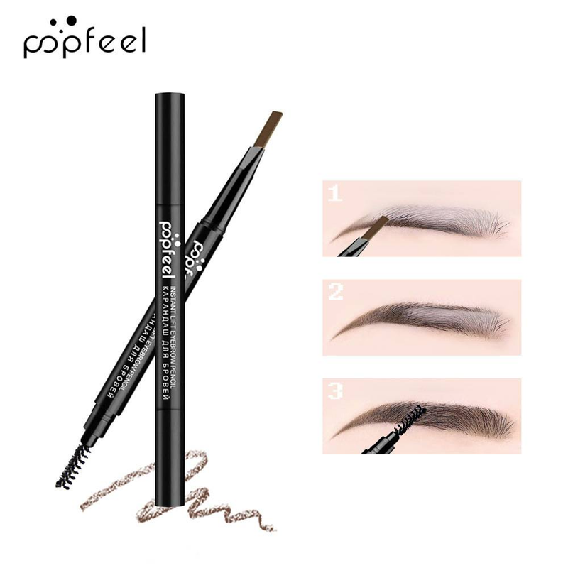 Aplauzuma komplekts Eyeshadow Brow pencil Mascara Eyeliner Acu sejas komplekta kombinācija_voghion.com