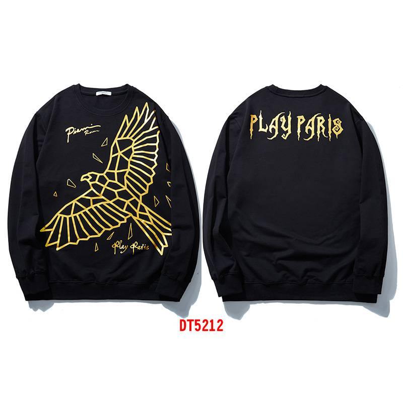 Herrenbekleidung Modische Herrenbekleidung in Übergröße im Herbst mit lockerer Bodenbildung, personalisierter Adler, Heißprägung in Übergröße, Pullover in Übergröße_voghion.com