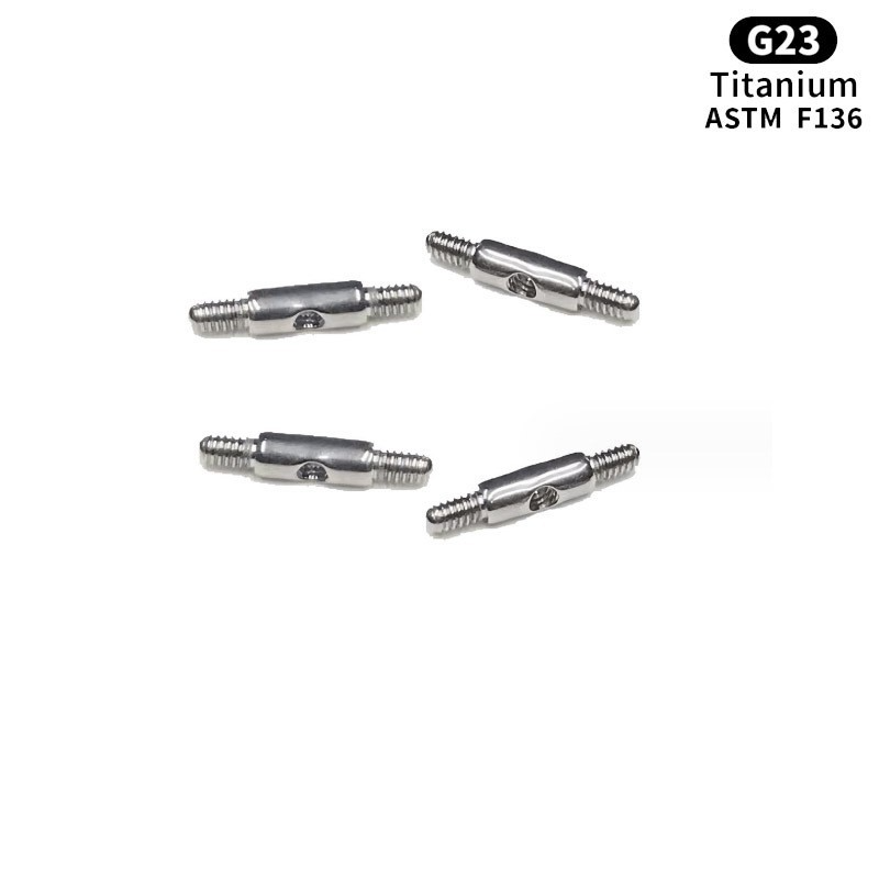 F136 lega di titanio 14G16G prolunga antiallergica accessori per piercing adatti per piercing con filettatura interna gioielli anello ombelico_voghion.com