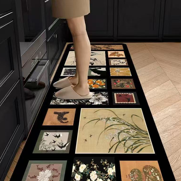 Home Furniture Household Diatom Mud Absorbent Quick Drying Kitchen Combination Mat Bathroom Dirt Resistant Wear Resistant Non Slip Foot Mat_voghion.com